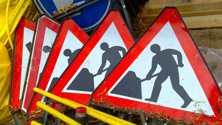 Arrangements after the Queen's death led to the roadworks being delayed