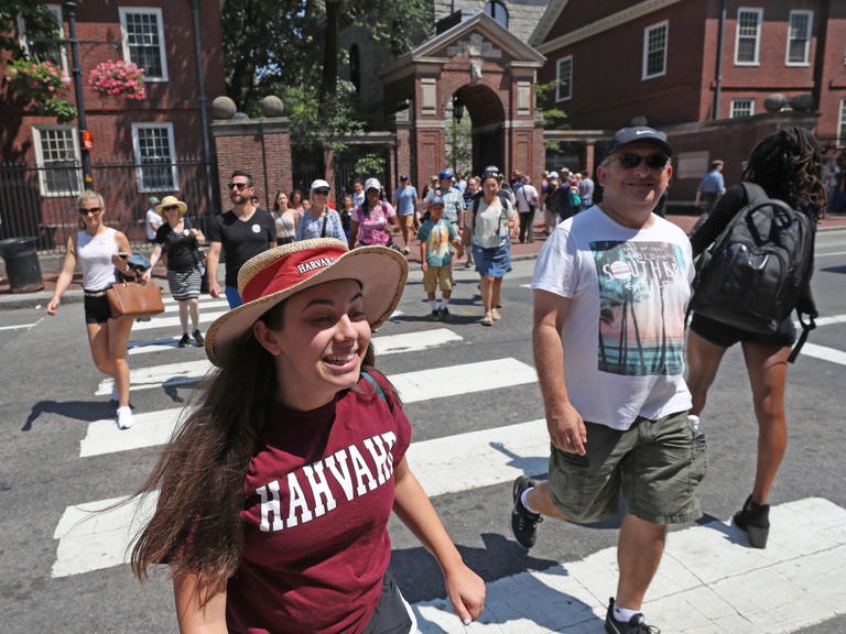 College tour season is kicking off. Boston Globe/Getty Images
