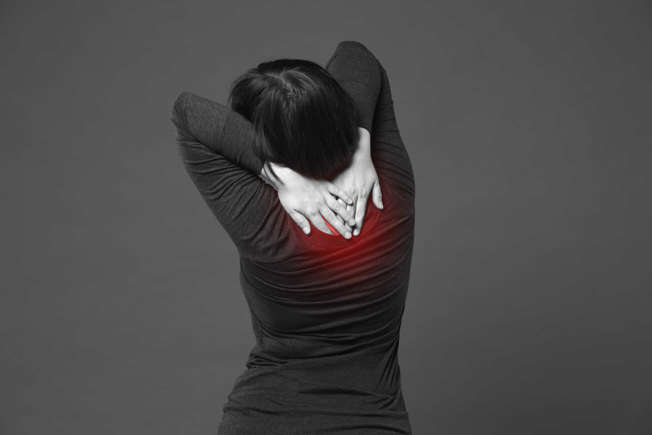 Pain between shoulder blades