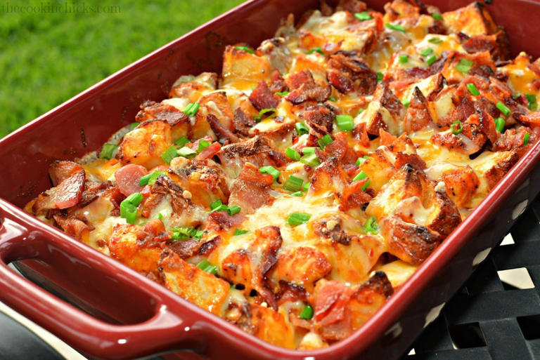 Loaded Chicken And Potato Casserole