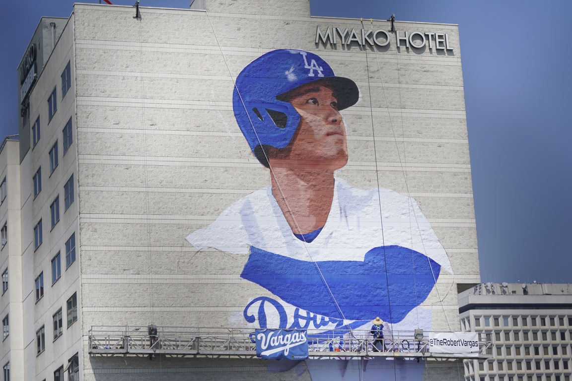 Shohei Ohtani Mural Larger Than Life