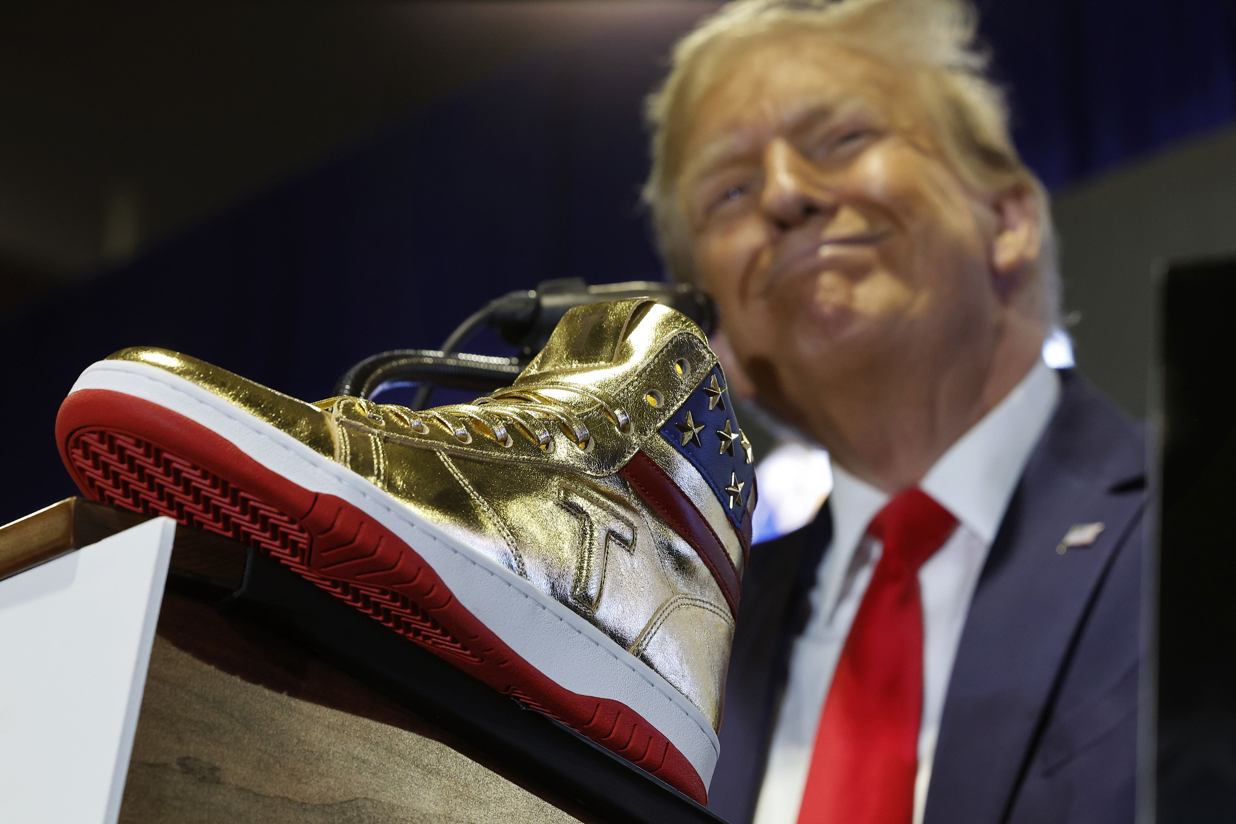 trump has sold $60 bibles, $399 sneakers and more since leaving office