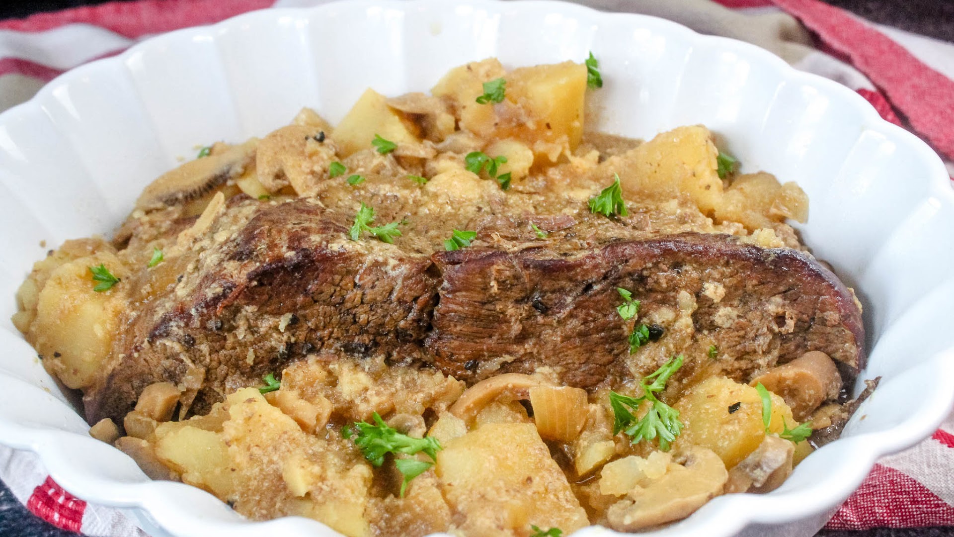 Wow, This Beef Roast Slow Cooks To Perfection In The Crock Pot - Slow