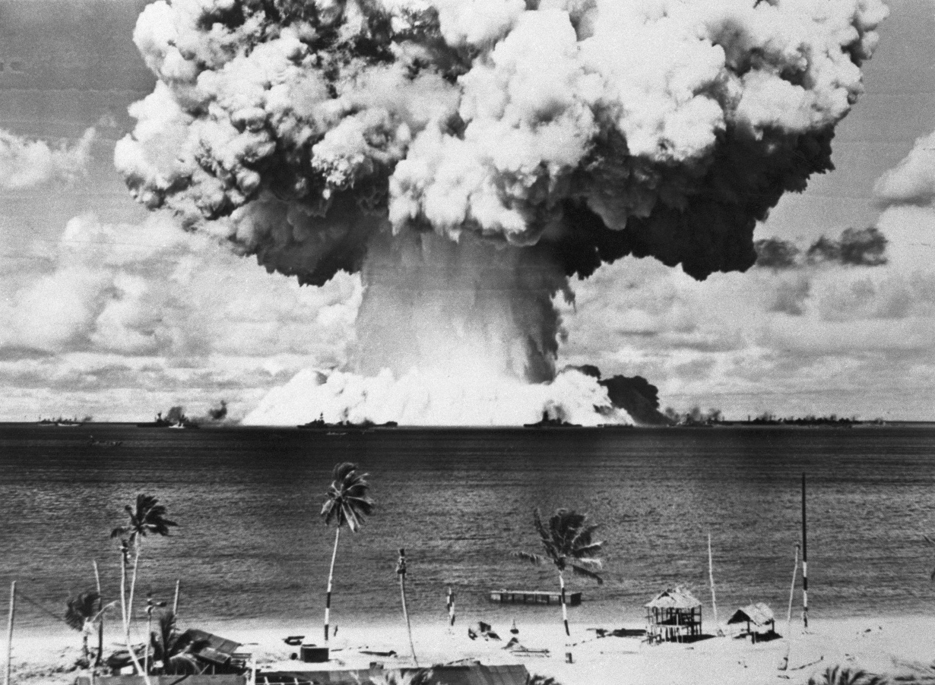 <p>Located about halfway between Hawaii and Australia, residents of Bikini Atoll were forcibly relocated when the US took possession of the island chain in 1946.</p><p><a href="https://www.msn.com/en-us/community/channel/vid-7xx8mnucu55yw63we9va2gwr7uihbxwc68fxqp25x6tg4ftibpra?cvid=94631541bc0f4f89bfd59158d696ad7e">Follow us and access great exclusive content every day</a></p>