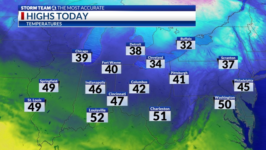 Chilly But Less Windy Thursday, Rain Returns Tomorrow