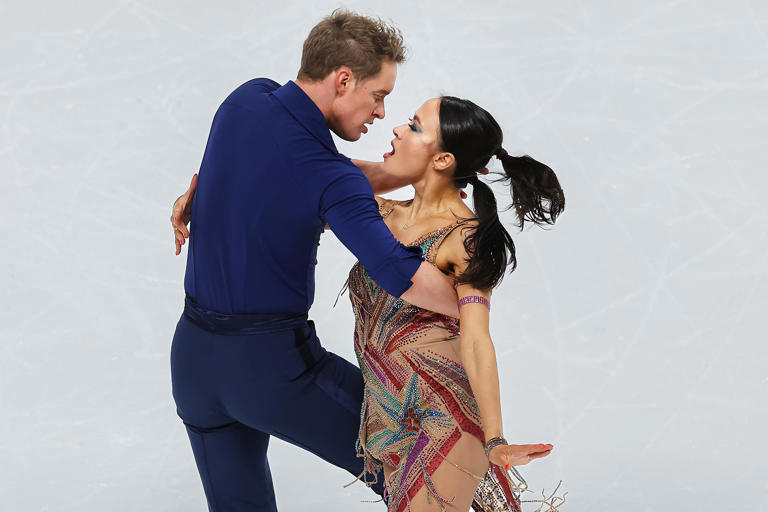 Engaged Olympic Ice Dancers Evan Bates and Madison Chock Win Gold at Worlds