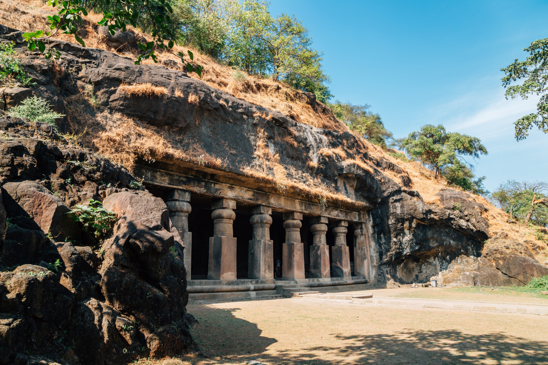 <p>UNESCO inscribed the ancient rock caves on Elephanta Island as a World Heritage Site in 1987. The island, one of a number set in Mumbai Harbor, attracts numerous visitors eager to gaze upon the collection of cave temples dedicated to the Hindu god Shiva.</p><p><a href="https://www.msn.com/en-nz/community/channel/vid-7xx8mnucu55yw63we9va2gwr7uihbxwc68fxqp25x6tg4ftibpra?cvid=94631541bc0f4f89bfd59158d696ad7e">Follow us and access great exclusive content every day</a></p>