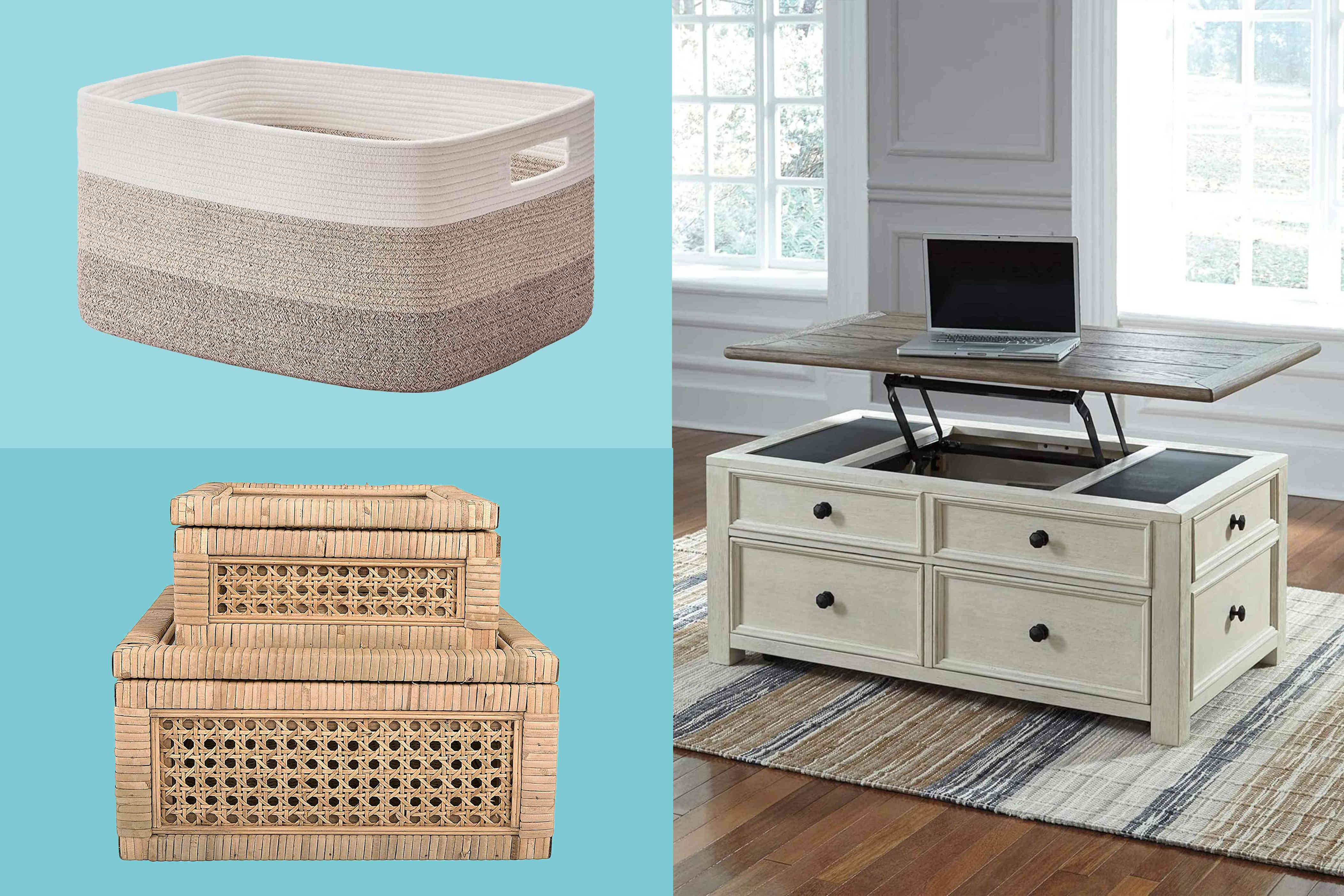 amazon, professional organizers reveal their favorite living room storage finds at amazon—and they’re all on sale