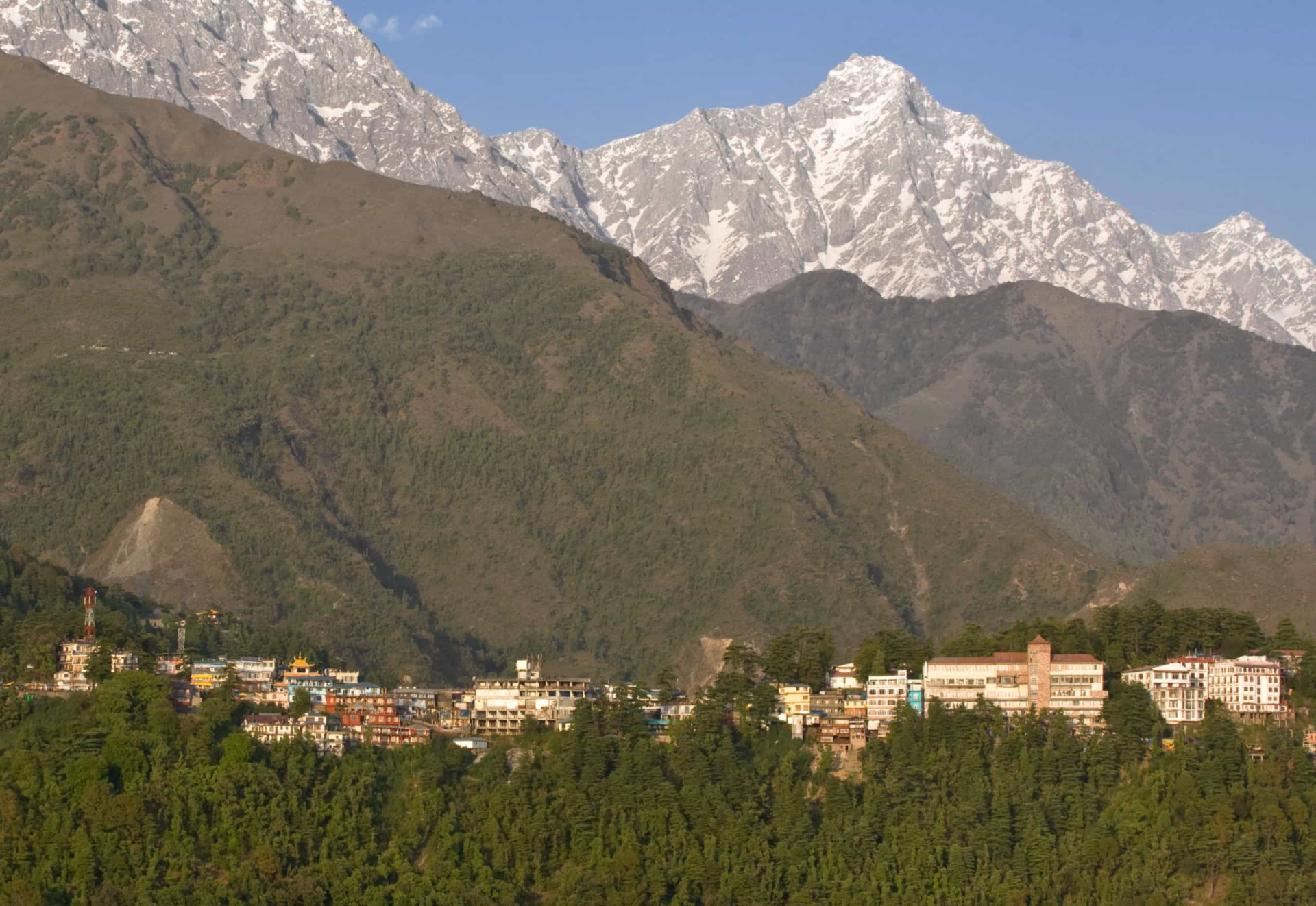 <p>Named after Sir Donald Freill McLeod (1810–1872), the Lieutenant Governor of the Punjab between 1865 and 1870, McLeodganj hill station draws visitors to its abundance of Buddhist monasteries and temples, indicative of the large population of Tibetans.</p>