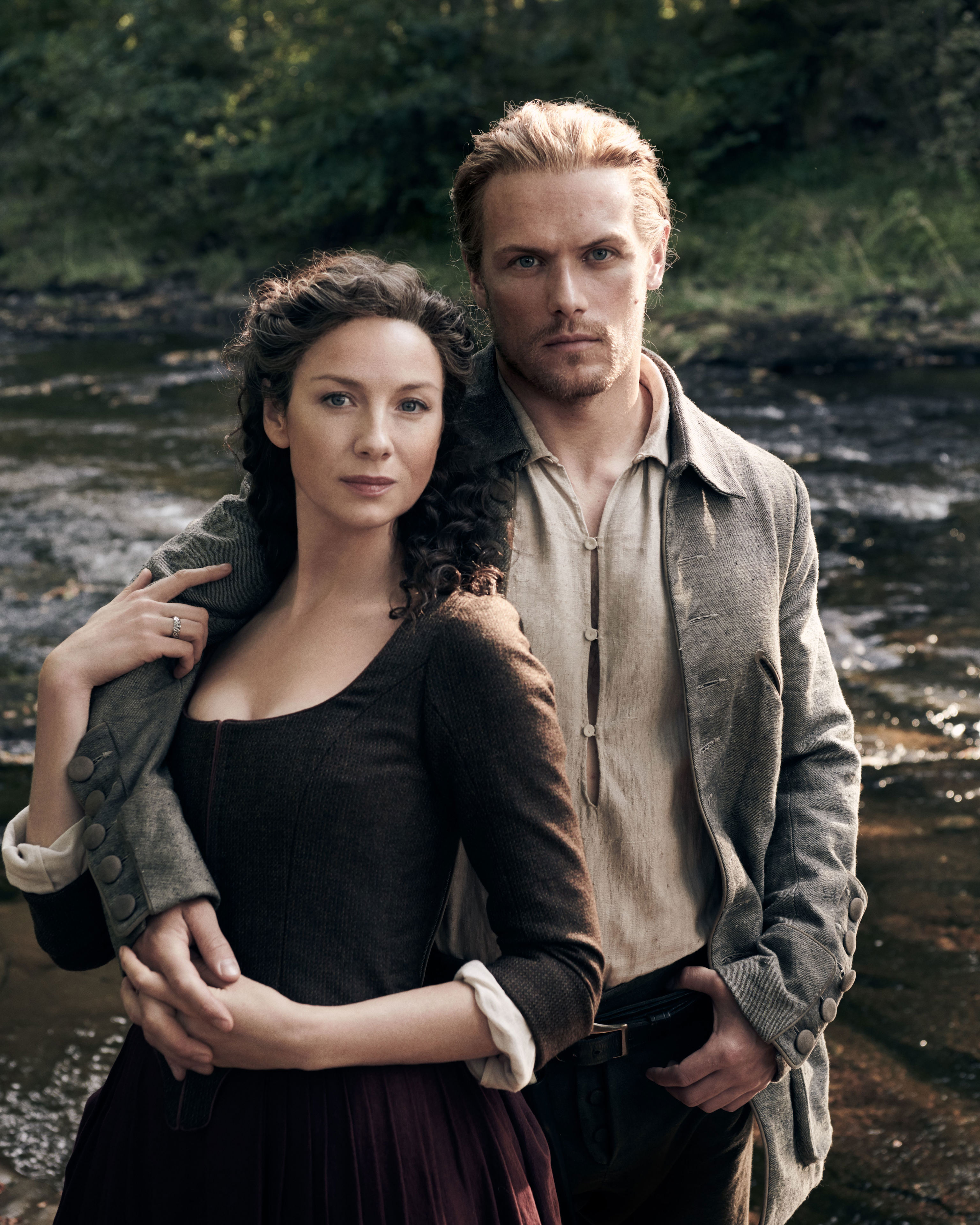 <p><span>"Outlander" -- the STARZ series based on Diana Gabaldon's bestselling book series -- kicks off as English military nurse-turned-surgeon Claire Randall (played by Caitriona Balfe) mysteriously disappears from her life and husband in post-World War II 1946 upon touching ancient standing stones, only to reappear in Scotland in 1743. While there, Claire is forced to marry warrior Jamie Fraser (played by Sam Heughan) for protection, but ends up falling in love with him as they go on to endure unspeakable tragedies along with inspiring triumphs. So far, this action-packed romantic fantasy-historical drama, which is now set in pre-Revolutionary War America following a few more time-traveling adventures, has left us with our knickers in a serious twist. Season 7 debuted in 2023 -- and an eighth and final season is in the works.</span></p>