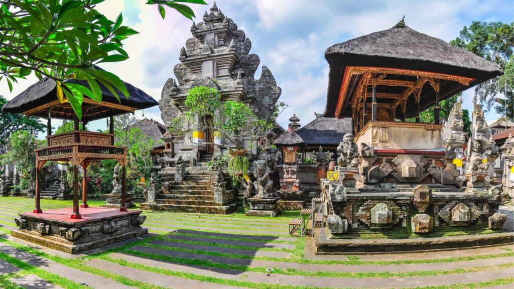 <p><span>Visit Ubud in central Bali to discover its cultural heart. This less-developed part of Bali </span><span>offers a rich landscape of thick jungle, rice paddies, cascading waterfalls, and historic temples. You can visit Ubud Palace (Puri Saren Agung), hike the Campuhan Ridge Walk, or explore the Tegalalang rice paddies. </span><span>Dine on street food at Gianyar night market, pick up a souvenir in an art gallery, visit the Taman Saraswati temple, or stroll through the sacred Monkey Forest. </span></p><p>Ubud is an excellent base for a Bali vacation. It has good transport links to other destinations on the island. It offers a taste of authentic Balinese life, which is hard to find in some of the more developed coastal resorts. <span>If you’re wondering </span><a href="https://www.wheretostaybali.com/where-to-stay-in-ubud-bali/" rel="noopener"><span>where to stay in Ubud</span></a><span>,</span><span> the area offers wide-ranging options for romantic getaways, tranquil family vacations, and rural get-away-from-it-all breaks. </span></p>