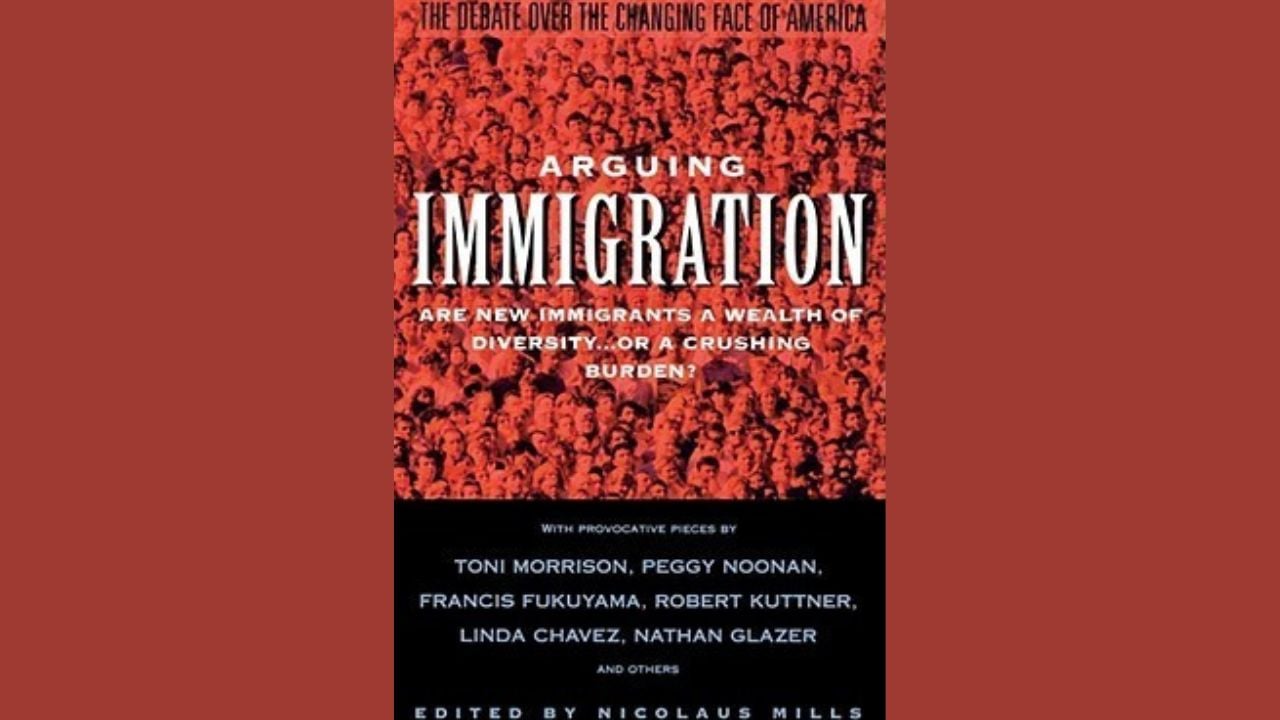 <p>This essay collection spans political parties and covers a host of issues. While Morrison didn’t write all of <em>Arguing Immigration</em>, she contributed an essay titled “On the Backs of Blacks,” which confronted the United States’ systemic historical racism.</p><p>Morrison’s essay alone puts <em>Arguing Immigration</em> squarely into the “must-read” category for Morrison’s canon, but what makes it stand out especially is how the book serves as a representation of how Morrison continued to work in conversation with the world around her even as she moved back in time to plumb the depths of history for understanding.</p>