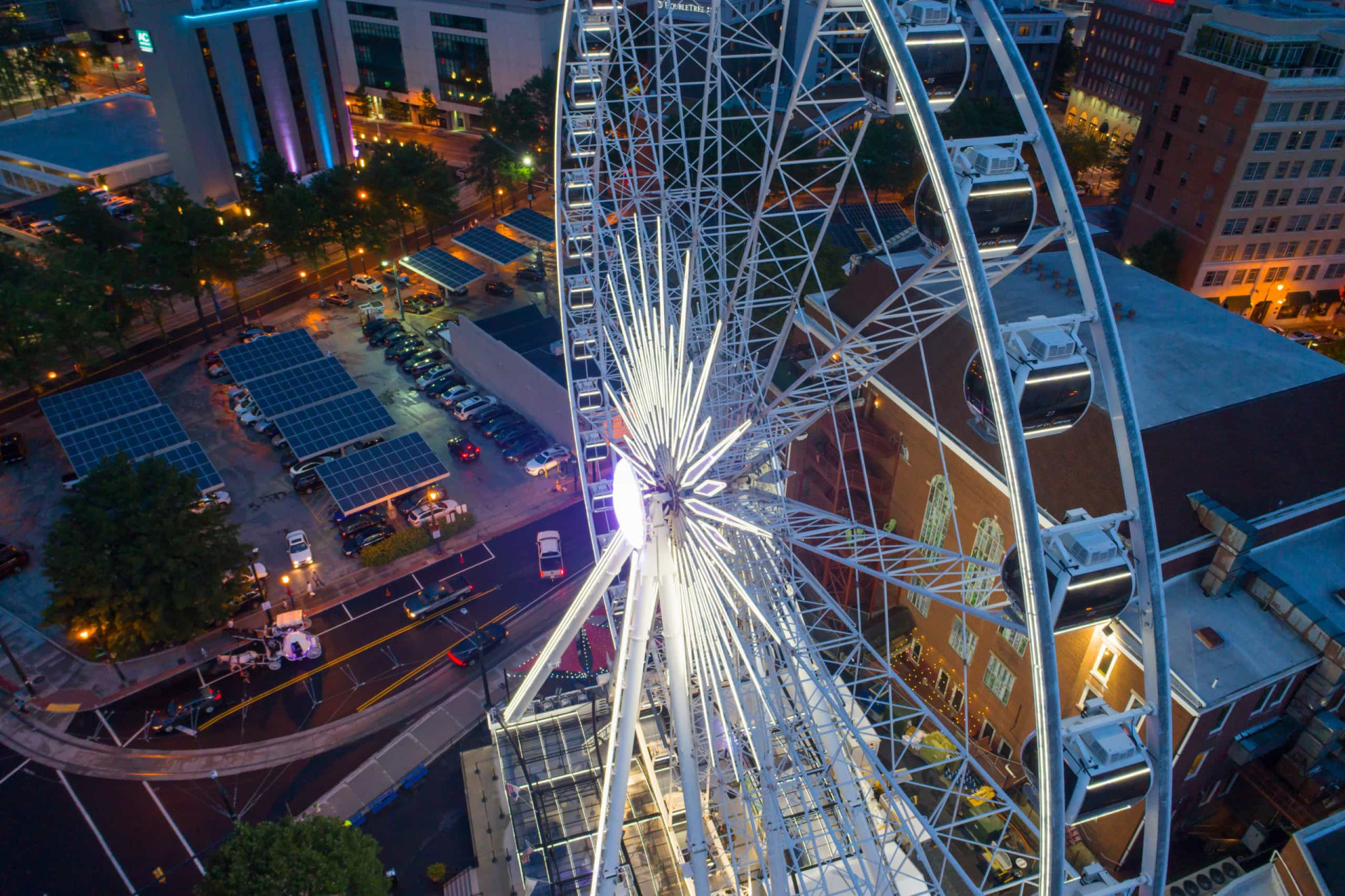 <p>If you've just touched down in Atlanta, a ride on the towering SkyView Ferris wheel is a fun way to get the lay of the land. Rising 200 ft (60 m) above Centennial Park in the heart of the state capital, the wheel's climate-controlled gondolas offer terrific panoramic views over downtown.</p><p><a href="https://www.msn.com/en-us/community/channel/vid-7xx8mnucu55yw63we9va2gwr7uihbxwc68fxqp25x6tg4ftibpra?cvid=94631541bc0f4f89bfd59158d696ad7e">Follow us and access great exclusive content every day</a></p>