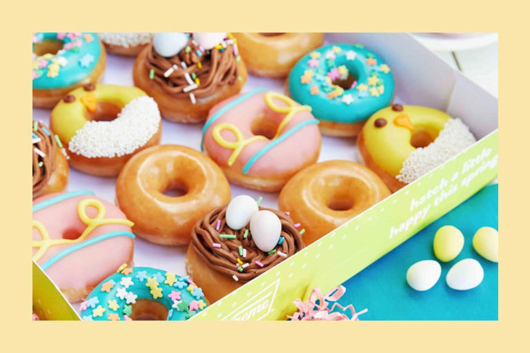 Krispy Kreme Hatches 4 New PastelColored Mini Doughnuts in Time for Easter