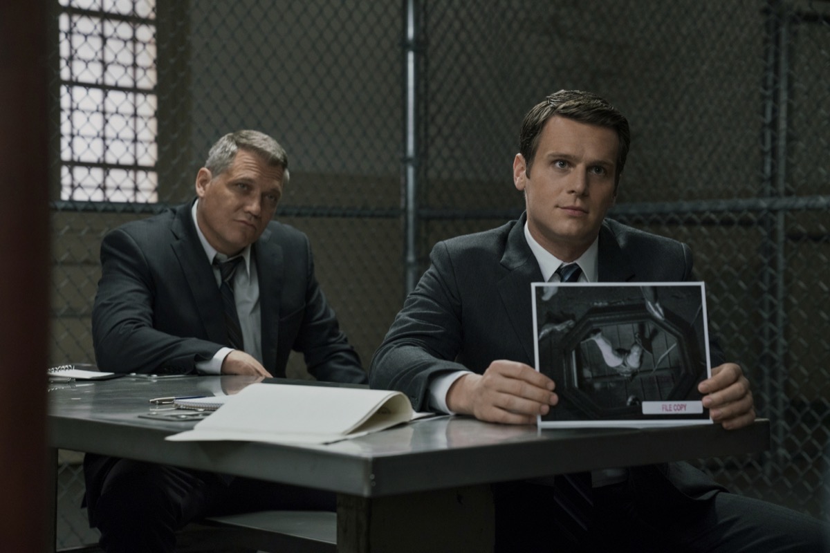 <p>While <em>Mindhunter </em>blends fact and fiction, the two-season crime drama has enough of the former to please true crime aficionados. It tracks a project embarked on by the FBI's Behavioral Science Unit in the late '70s and early '80s to study serial killers—a concept that was just gaining prominence amid rising media coverage of repeat murderers.<strong>Jonathan Groff</strong>, <strong>Holt McCallany</strong>, and <strong>Anna Torv's </strong>characters come into contact with dramatized real-life killers <strong>Ed Kemper</strong>, <strong>David Berkowitz</strong>, <strong>Charles Manson</strong>, and more, in an attempt to understand how these notorious murderers think, feel, and operate, in order to stop their successors. <em>Zodiac </em>filmmaker <strong>David Fincher </strong>is one of the creators behind the acclaimed series.</p>