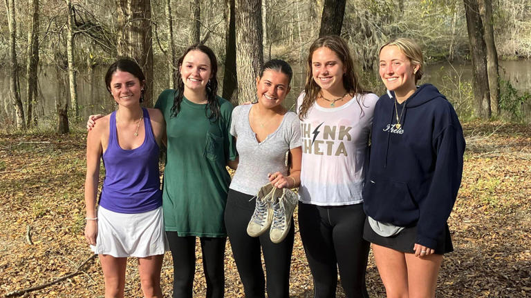 The five students involved in helping a distressed family were headed to Savannah, Georgia, for St. Patrick's Day weekend. Burke County, Georgia, Sheriff's Office