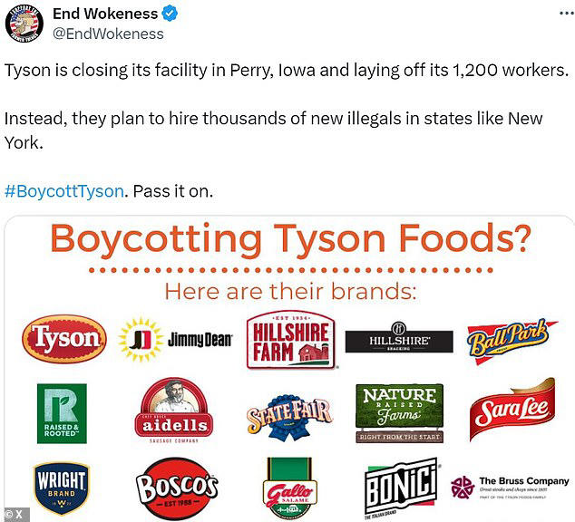 Tyson Foods denies ditching American workers from shuttered Iowa