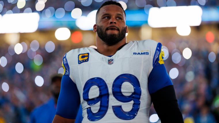 will aaron donald return to the nfl? rams gm hopes retired dt will pull an eric weddle, return for super bowl run