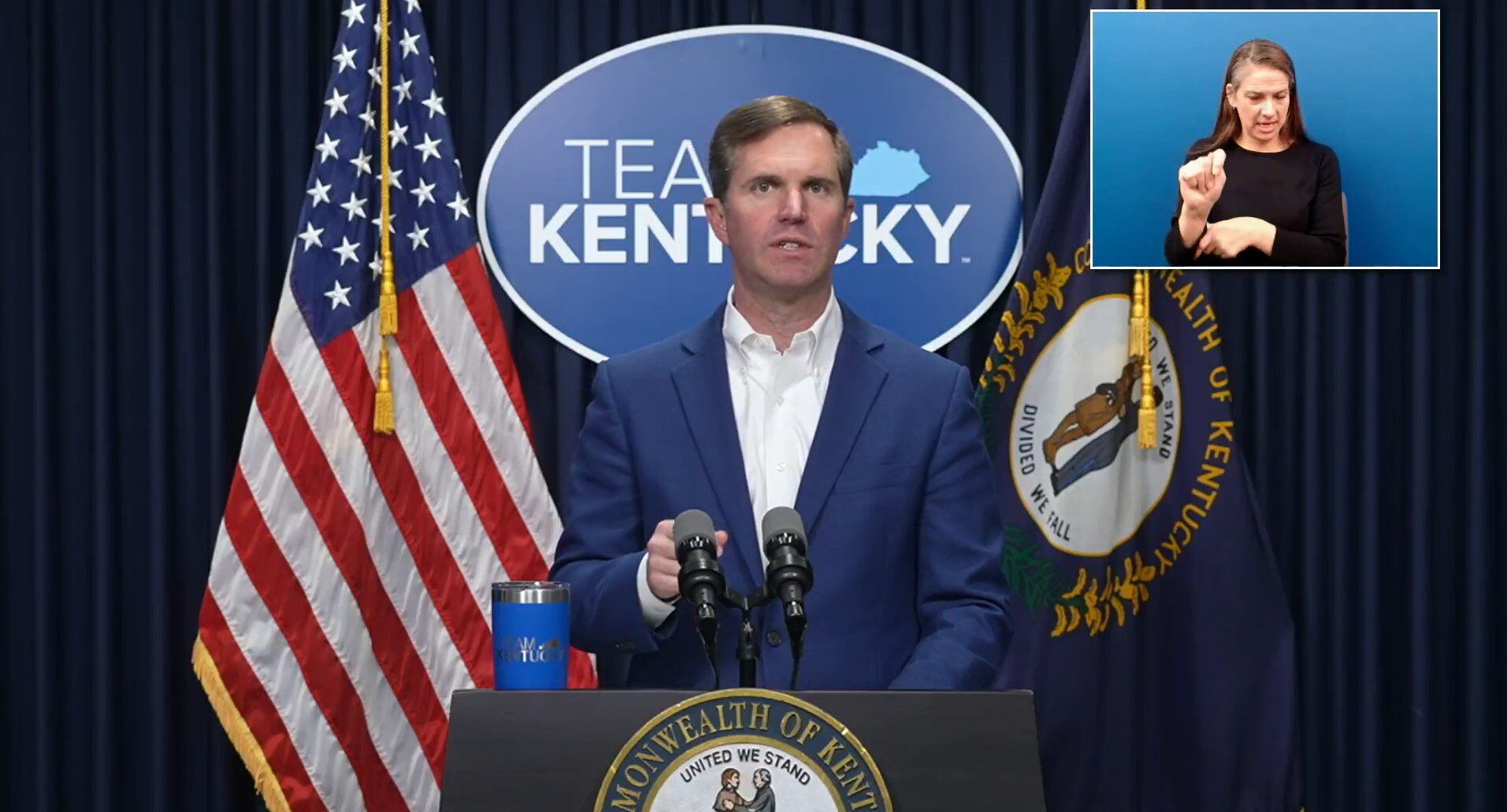 Gov. Beshear Provides A Team Kentucky Update On 3/21