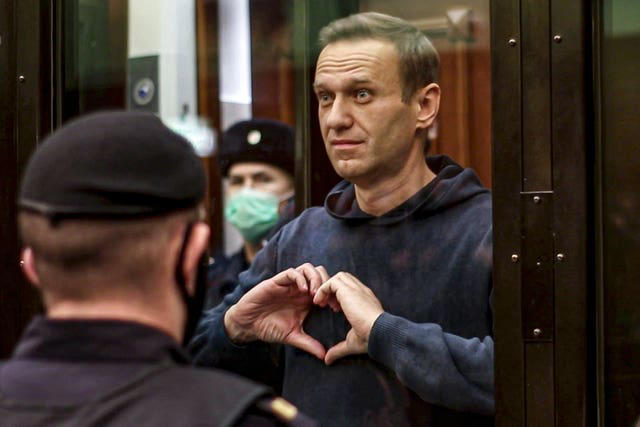 Alexei Navalny died in prison (Moscow City Court via AP)