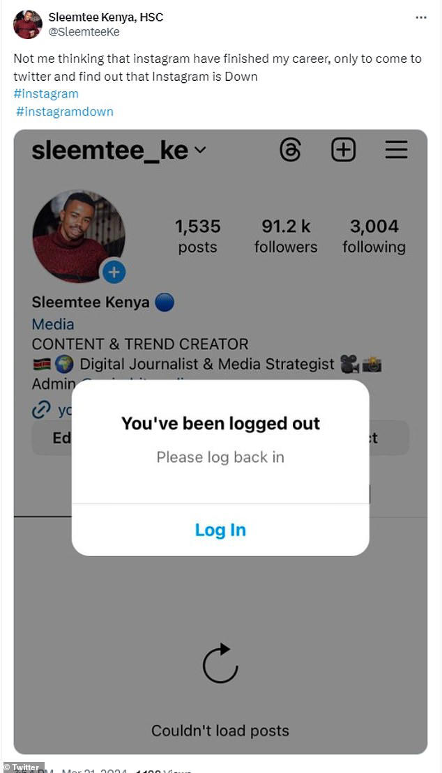 Instagram is down! Thousands report outage with social media users ...