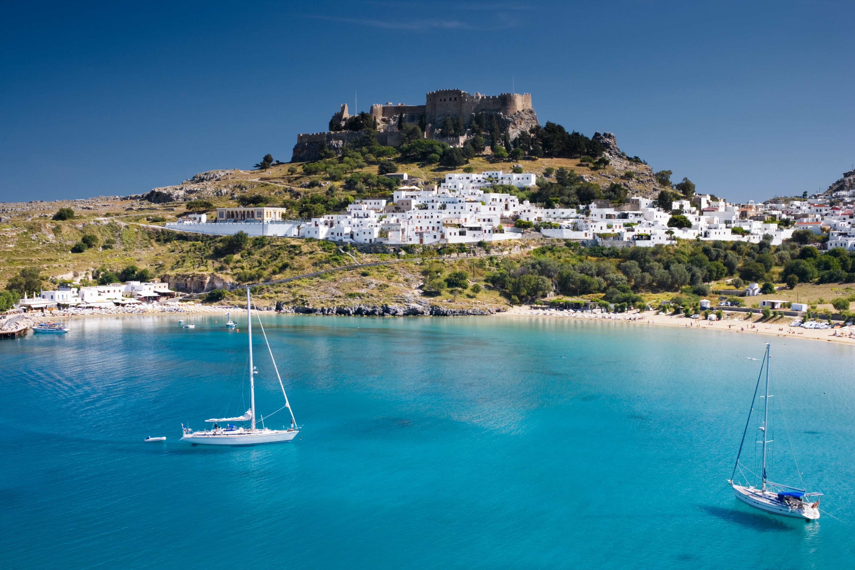 With its calm, clear waters and warm Mediterranean climate, the Ionian sea offers ideal conditions for beginner sailors. Quezada recommends sailing down the western coast of Greece and the island of Corfu, where <a href="https://cna.st/affiliate-link/6hMwZ5F1cAhMhgQn9oATrfJ1oJx97a24hTE6Qo4fLhtNC2ZfEUUnmLx6yMnoUWfrSM5zpWoXaff7kEmbGaxZ3JXsEvihZsbDUt8x3vz5bLPy6GfPQ7wZp9paasQsh1CZrvALbk" rel="sponsored">Fairwinds Sailing School</a> offers “learn to sail” vacations from April to October. For a route closer to Athens, join a flotilla and hop between the <a href="https://www.cntraveler.com/gallery/best-greek-islands-to-visit?mbid=synd_msn_rss&utm_source=msn&utm_medium=syndication">Argo-Saronic Islands</a> in the Aegean Sea, but be aware that the Meltemi winds, which are especially strong during July and August, can make for trickier sailing conditions in this region.<p>Sign up to receive the latest news, expert tips, and inspiration on all things travel</p><a href="https://www.cntraveler.com/newsletter/the-daily?sourceCode=msnsend">Inspire Me</a>