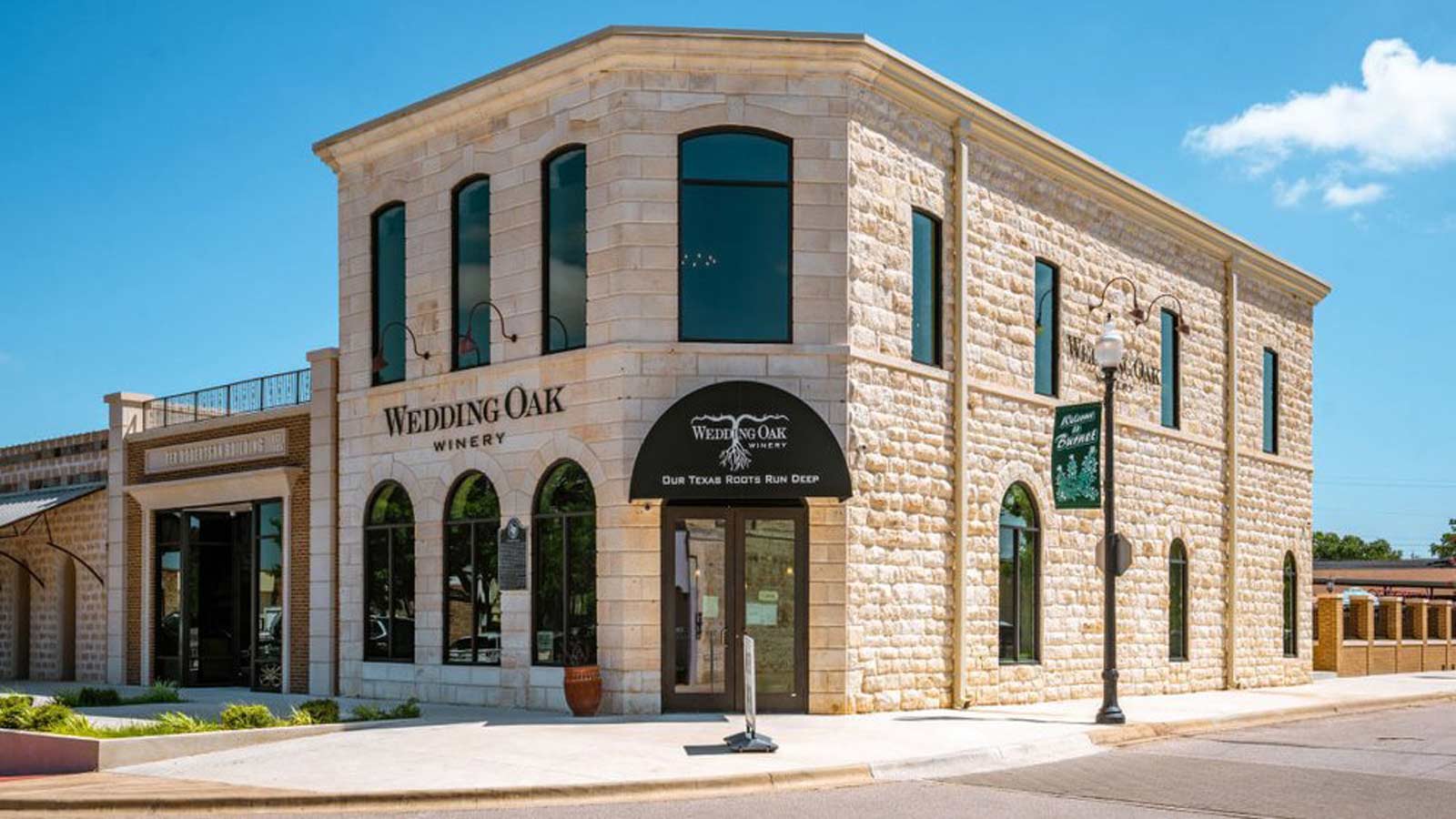 <p><em>Address: 6009B US 290 East, Fredericksburg, TX, 78624</em></p><p>Drawing inspiration from the 400-year-old tree that stands proudly 2.5 miles from the winery, the owners of this Texas Hill Country winery embrace cherished traditions with their classic winemaking. Although they have multiple tasting room locations, their Fredericksburg location is the one I’m most familiar with.</p><p>They offer a quiet and spacious room with knowledgeable service provided by their staff, but don’t be shy to check out their Burnet or San Saba locations as well and sip on a refreshing glass of one of their handcrafted wines.</p><p><a href="https://www.weddingoakwinery.com/visit-us-in-fredericksburg" rel="nofollow noopener">Wedding Oak Winery</a> was awarded a double gold medal and a 97-point score for its 2021 Castanet Rosé at the 2022 Experience Rosé Wine Competition.</p>
