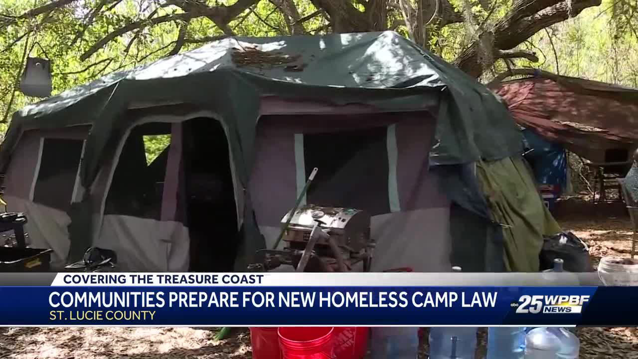 Dont Need Anybodys Rules Homeless Man In St Lucie County Reacts To New Law Banning Encampments