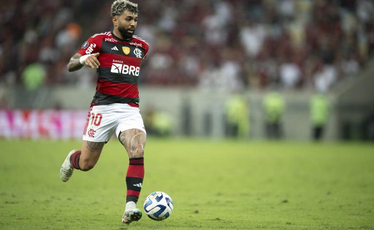 Gabigol em ação pelo Flamengo. Foto: Jorge Rodrigues/AGIF