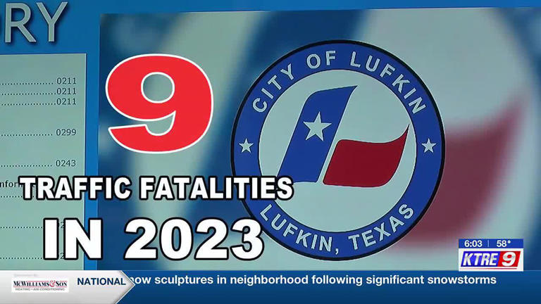 Lufkin police chief says 2023 report shows small increase in traffic fatalities