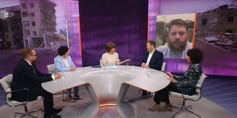 Die Runde bei Maybrit Illner am Donnerstag. Screenshot ZDF