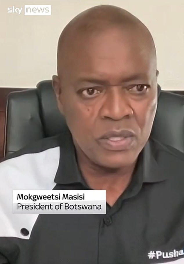Botswana president Mokgweetsi Masisi stressed his opposition to legislation being discussed in the Commons today - branding it 'condescending and patronising'