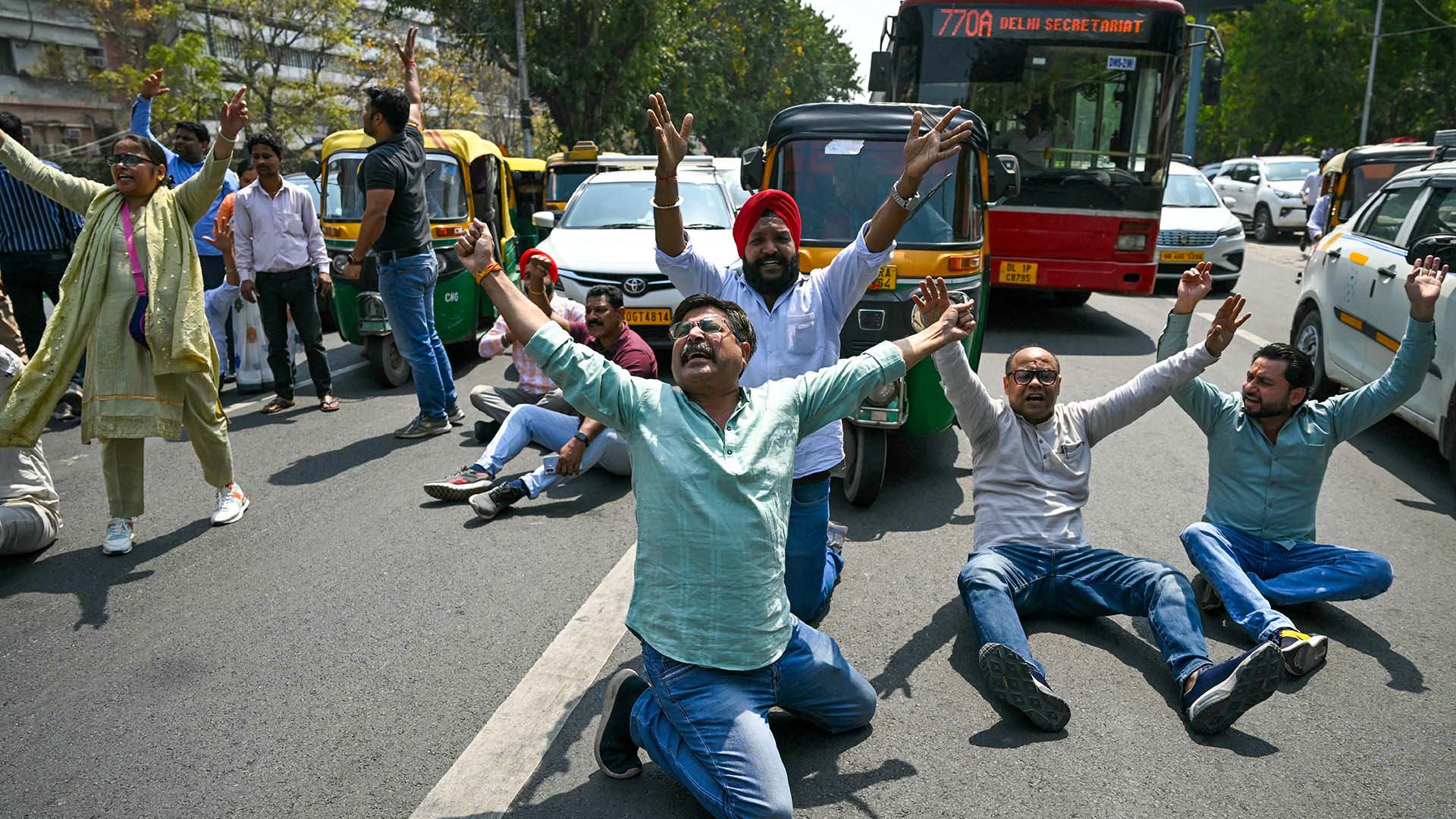 Protests follow arrest of anti-corruption crusader over graft allegations in India