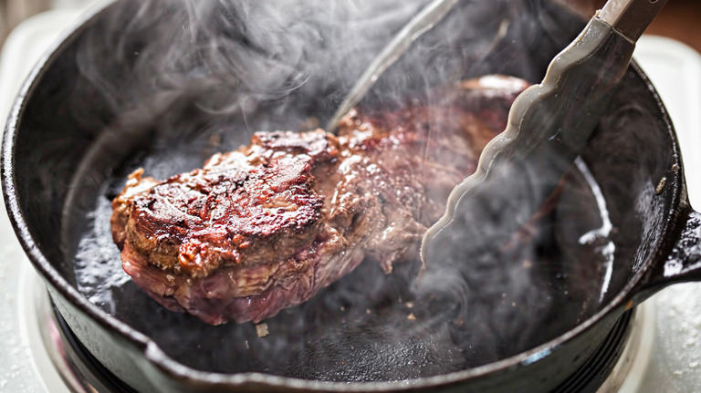 If You Sear Your Steak In A Cast Iron Leave Off The Dried Herbs