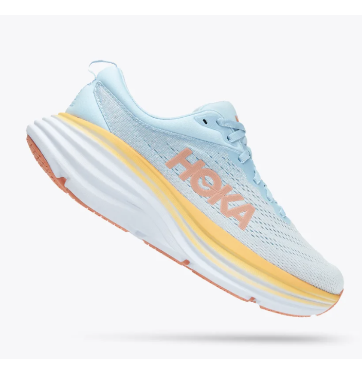 <p><strong>$131.99</strong></p><p><a href="https://go.redirectingat.com?id=74968X1553576&url=https%3A%2F%2Fwww.hoka.com%2Fen%2Fus%2Fwomens-everyday-running-shoes%2Fbondi-8%2F195719640095.html&sref=https%3A%2F%2Fwww.womenshealthmag.com%2Fstyle%2Fg60139749%2Fbest-hoka-walking-shoes%2F">Shop Now</a></p><p>If you’re looking for a sneaker with a blend of balance and stability, try these walking shoes. Schaeffer previously told WH, “It provides a nice mix of cushion and stability.” The outsole features plush cushioning and a rocker bottom to comfortably prepel you forward during your long distance walks. Meanwhile, the insole has a symmetrical bed of cushioning to help stabilize, and center your feet in a neutral position. </p><p>But, the podiatrist isn’t the only one who’s a fan of these plush sneakers. “They provide so much support, and I love walking in them too,” <em>Women's Health</em> assistant editor Addison Aloian says. However, depending on your foot arch, you might get the best fit if you swap the included insoles for your own.</p>