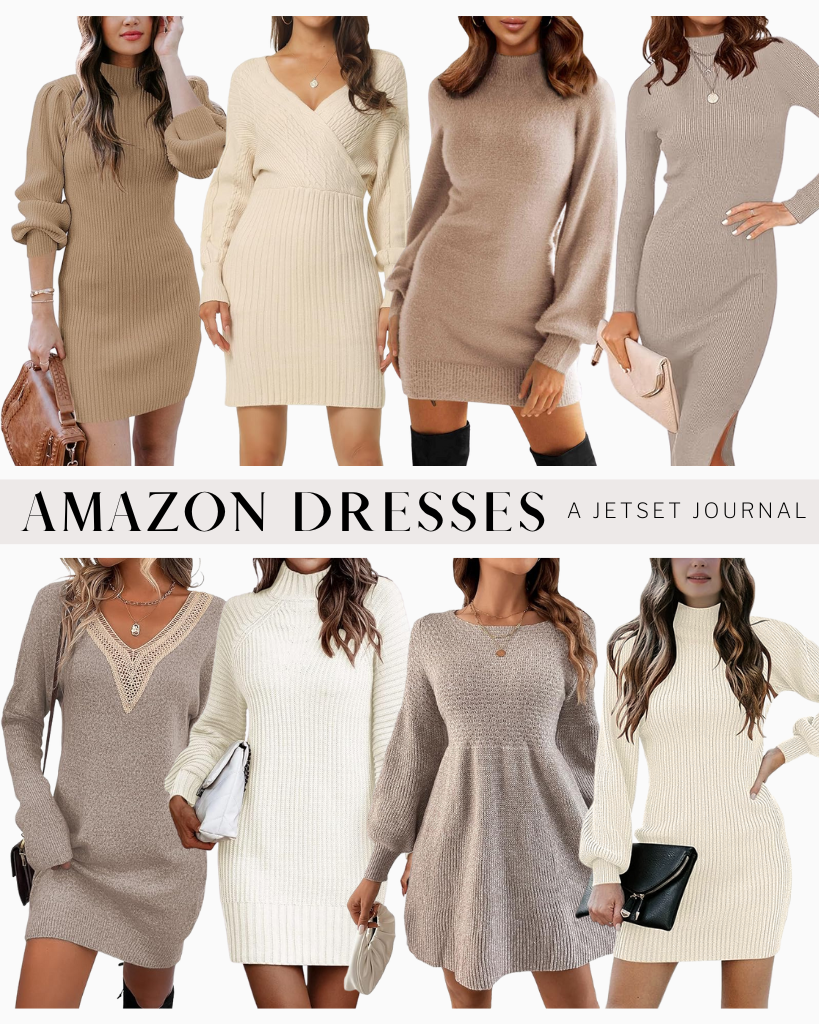 Buy Yourself a Chic New Sweater Dress from Amazon