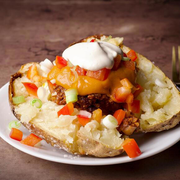 Loaded Vegan Nachos With Taco “meat” And Nacho 