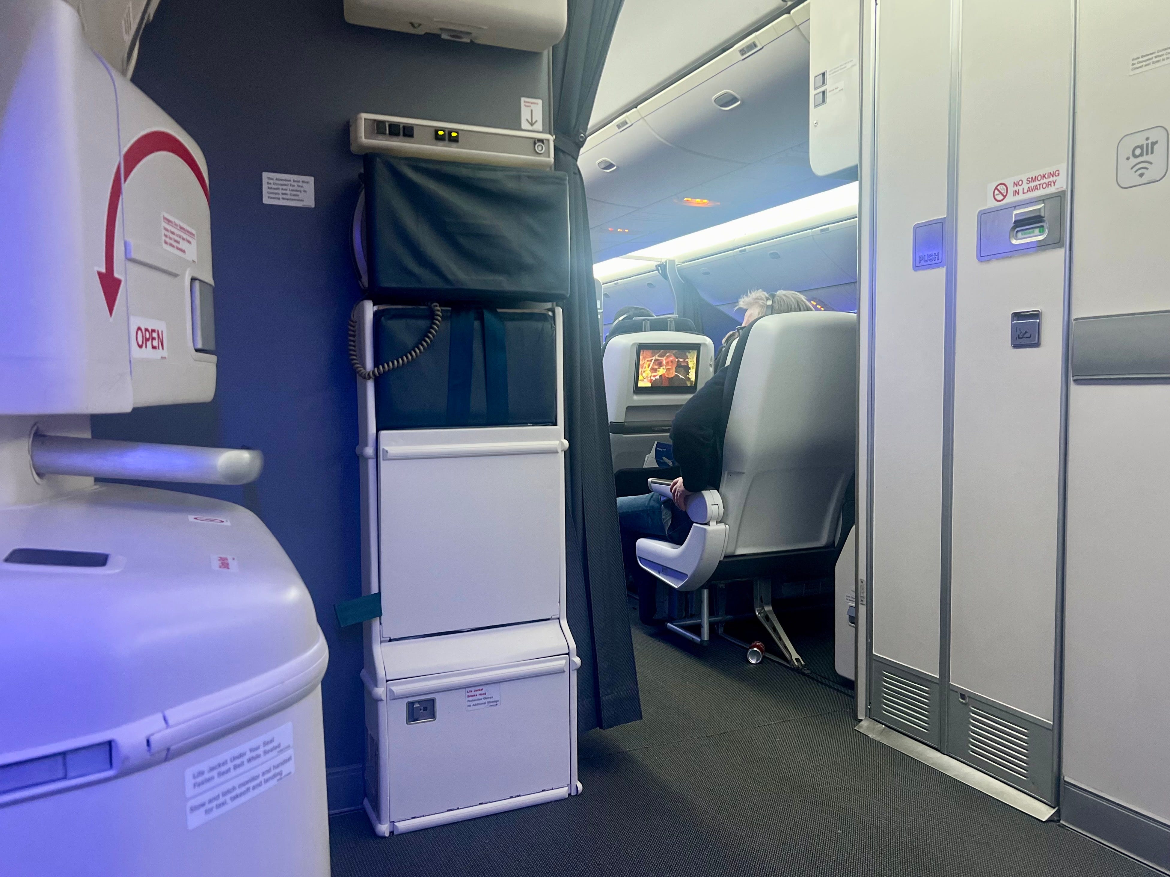 <p>I wouldn't choose 26A myself. But I did like that I could get up from the exit row seat to use the lavatory without disturbing my neighbors.</p>