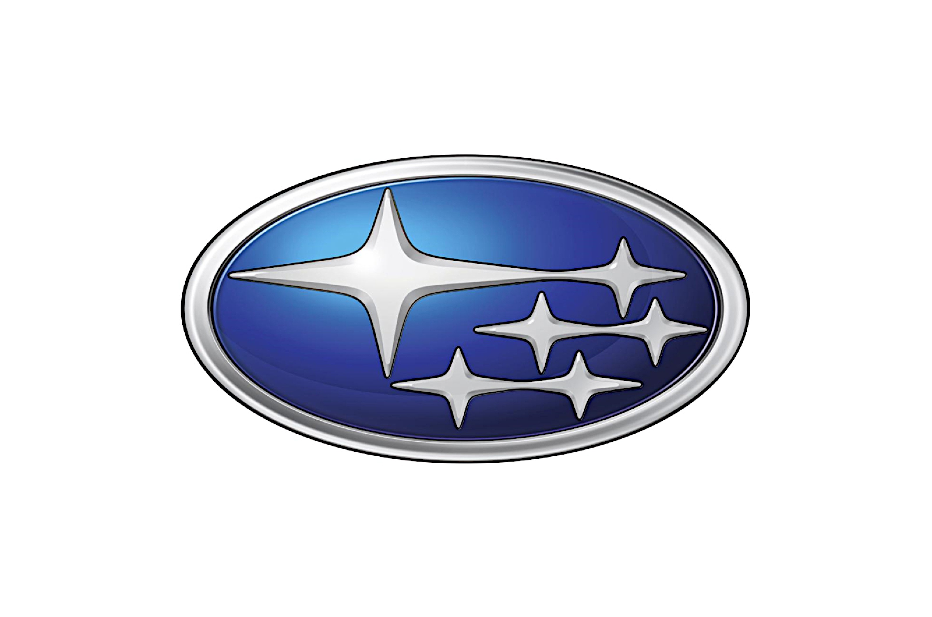 <p>Fuji Heavy Industries was created in the early 1950s as an amalgamation of five Japanese companies.</p>  <p>This influenced both the name and the logo of its car brand. The earlier companies and the one they became were represented by the six stars visible with the naked eye from Earth of the Pleiades cluster, which is known in Japan as Subaru.</p>  <p>The relative positions of the stars in the logo, along with its color, have changed over the years, but they have always been there, mounted within (or in some cases on the edge of) an oval.</p>  <p>FHI took on the Subaru logo for all its operations in 2003, and was renamed Subaru Corporation in 2017.</p>