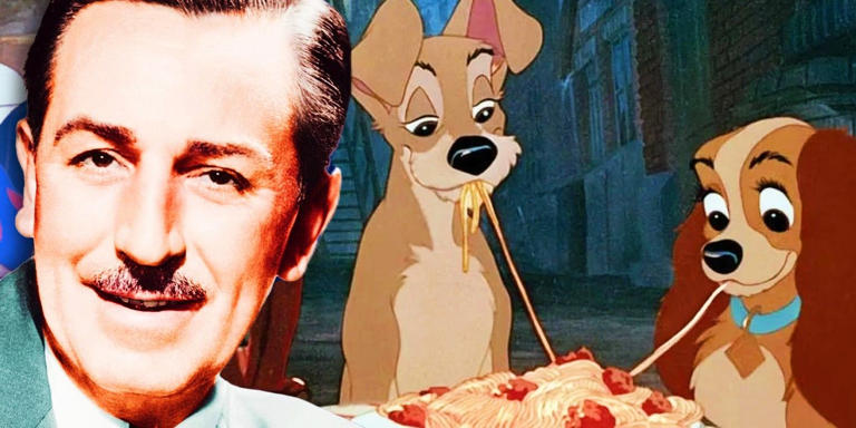 Why Lady And The Tramp's Classic Spaghetti Scene Was Almost Cut — By Walt Disney