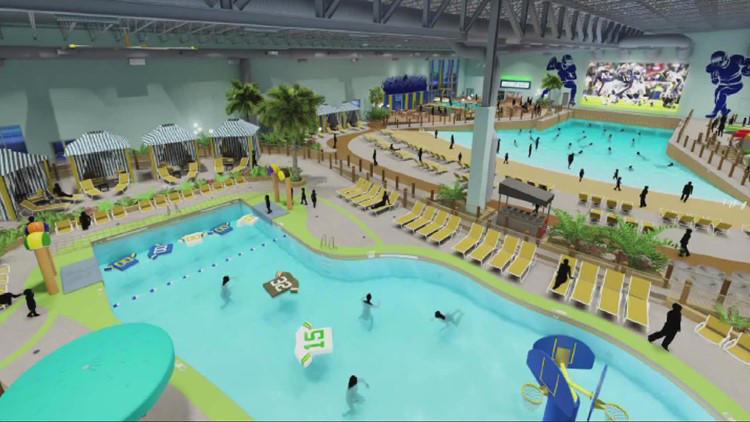 Canton's Hall of Fame Village pushes back opening of waterpark, Hilton ...