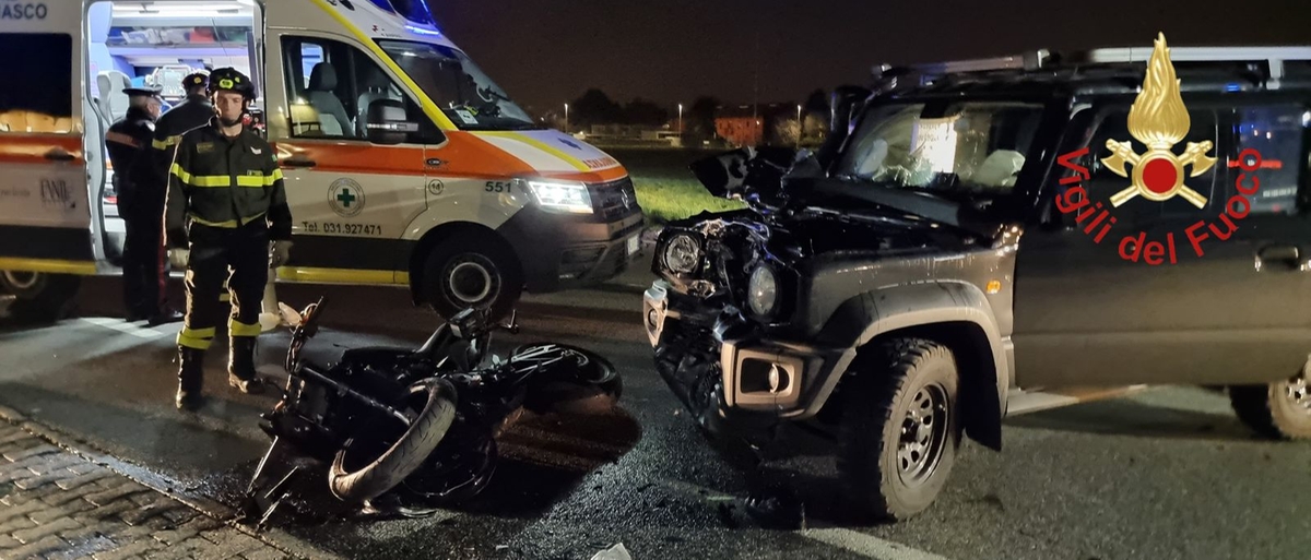 Incidente A Grandate, Scontro Tra Moto E Jeep: Muore Un Uomo Di 35 Anni ...