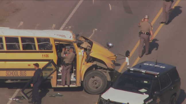 Concrete truck veers into Hays CISD school bus on field trip, killing ...