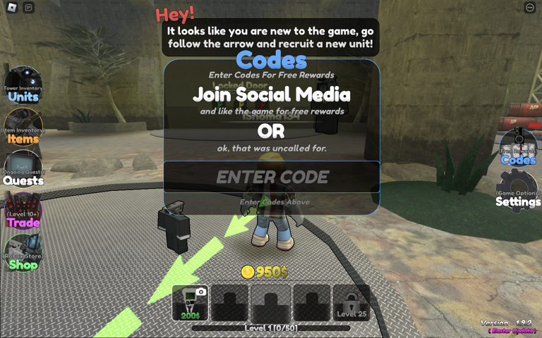 Titan Tower Defense Codes (January 2024)