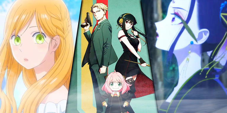 Collage of characters from New Gen Romance anime.