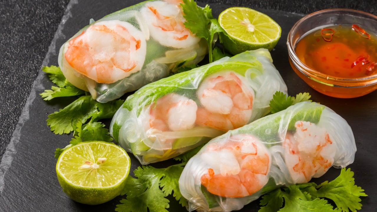 <p>You’ll find plenty of egg and spring rolls throughout East Asia and Southeast Asia. But in Vietnam, it’s all about a thin sheet of rice paper that’s stuffed with pork, shrimp, herbs, and rice vermicelli, then rolled and served with a sweet sauce made with ground peanuts. As the <a href="https://www.nyfjournal.com/2012/03/vietnamese-summer-rolls-goi-cuon/" rel="noreferrer noopener">name suggests</a>, this really can make for a perfect snack or light meal on a hot, sticky summer day.</p>