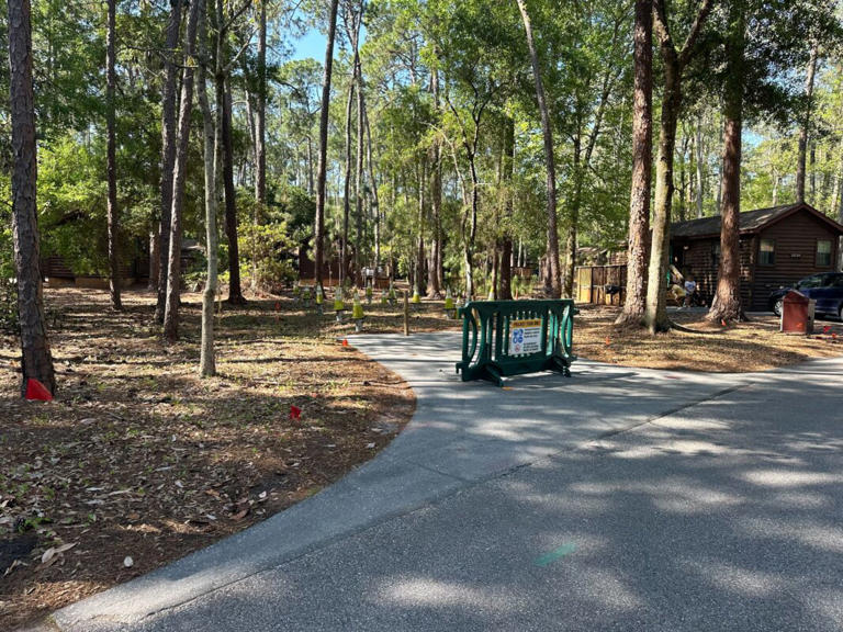 Photos: Work Almost Done At New Cast Building, Old Cabins Being Removed 