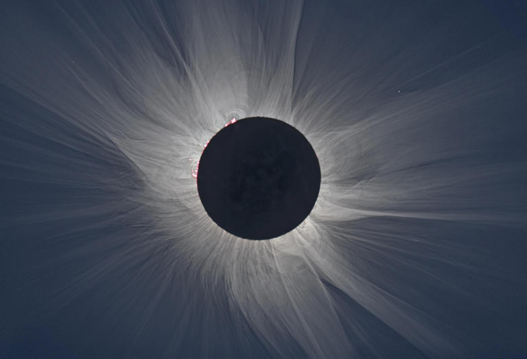 Total eclipse image taken Mar. 20, 2015 at Svalbard, Norway.