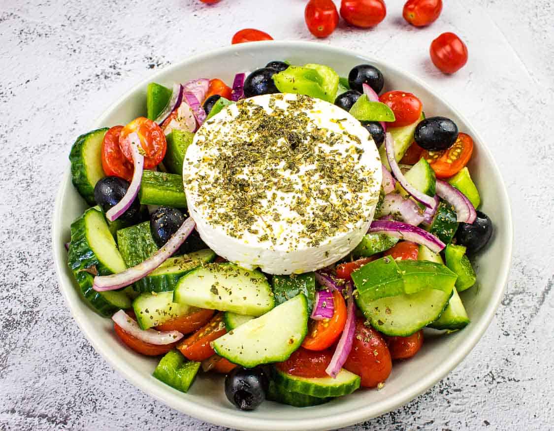 <p>A Greek Salad is more than just a bowl of veggies; it’s a flavorful mix that can be quite filling. It’s one of those fattening salads that’s hard to pass up, thanks to the tasty feta and olives. A great choice when you want something fresh yet substantial.<br><strong>Get the Recipe: </strong><a href="https://www.ketocookingwins.com/keto-greek-salad/?utm_source=msn&utm_medium=page&utm_campaign=msn">Greek Salad</a></p>