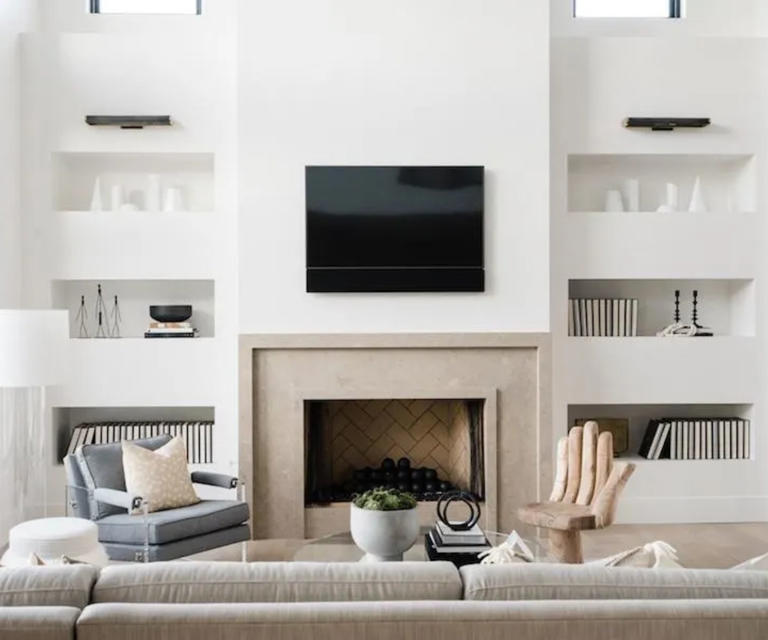 Should you hang a TV above a fireplace? 4 things you must consider ...